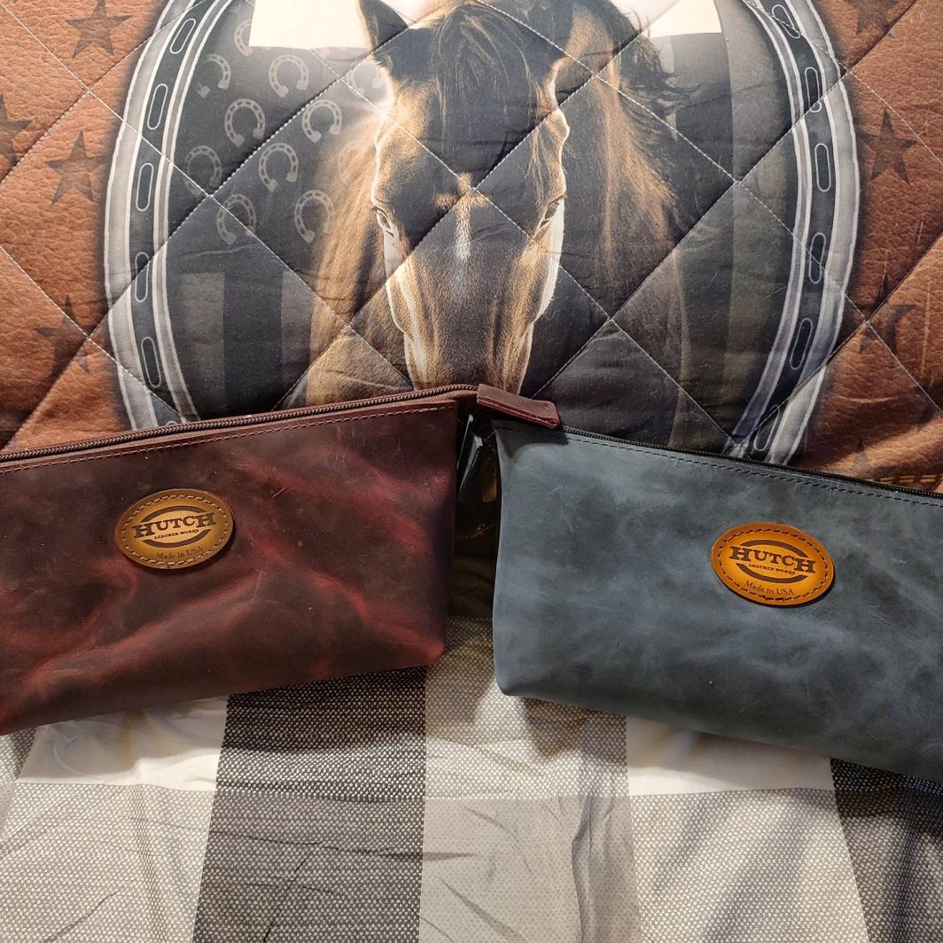 Women's Leather Makeup Bag