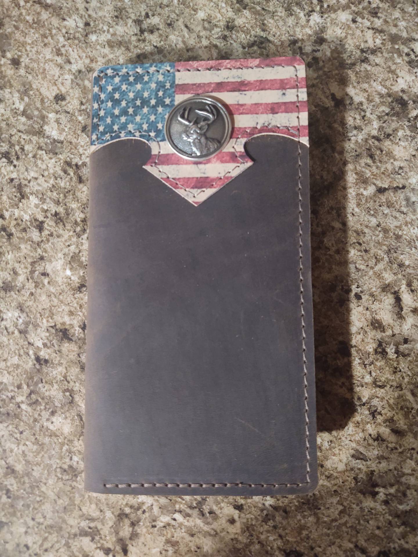 Checkbook - all leather - Design Your Own - Image 4