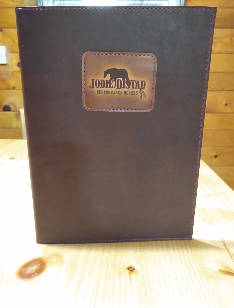 3 Ring Leather Binder or Portfolio