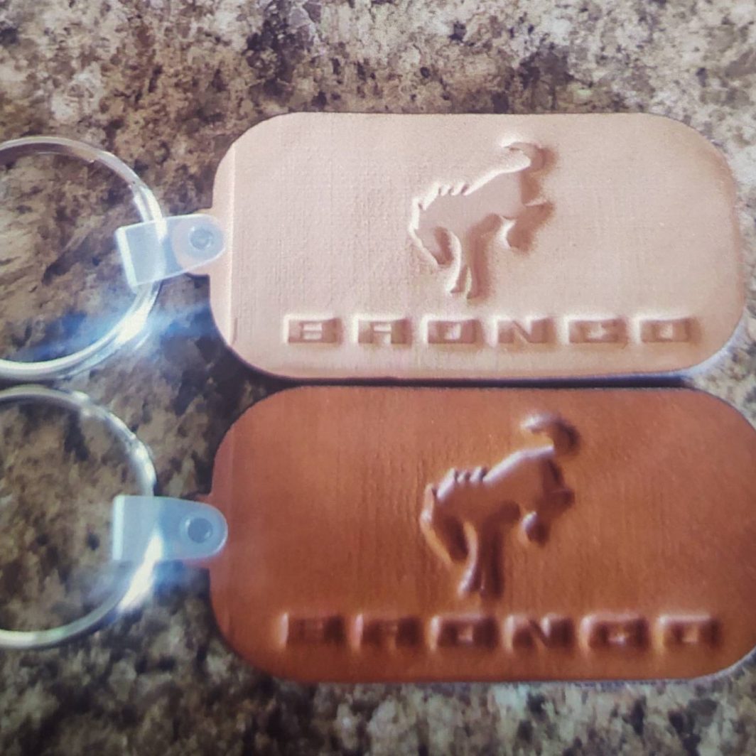 Bronco Keychain