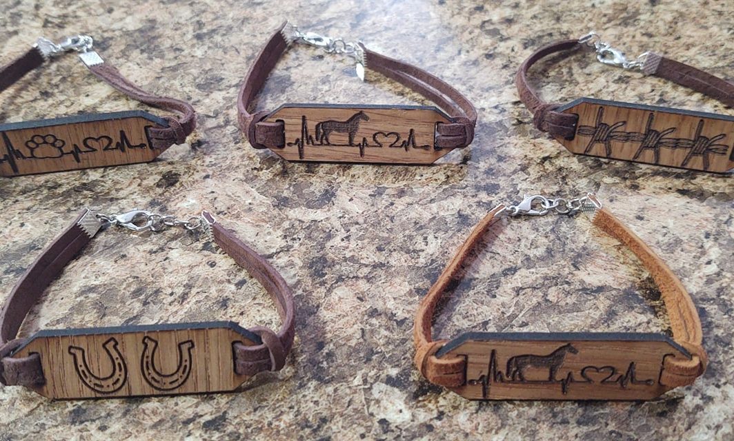 Wooden/Leather Bracelets