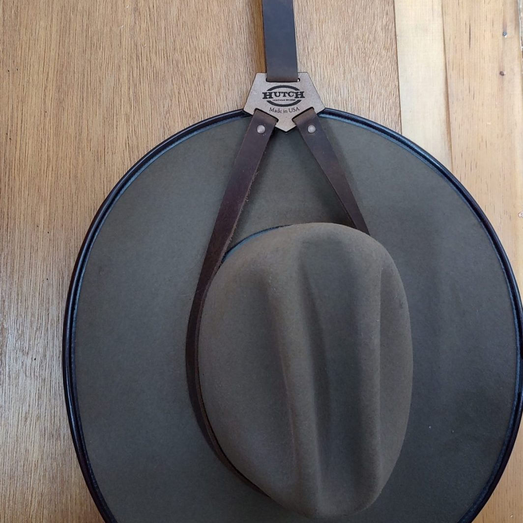Cowboy Hat Leather Wall Hangers