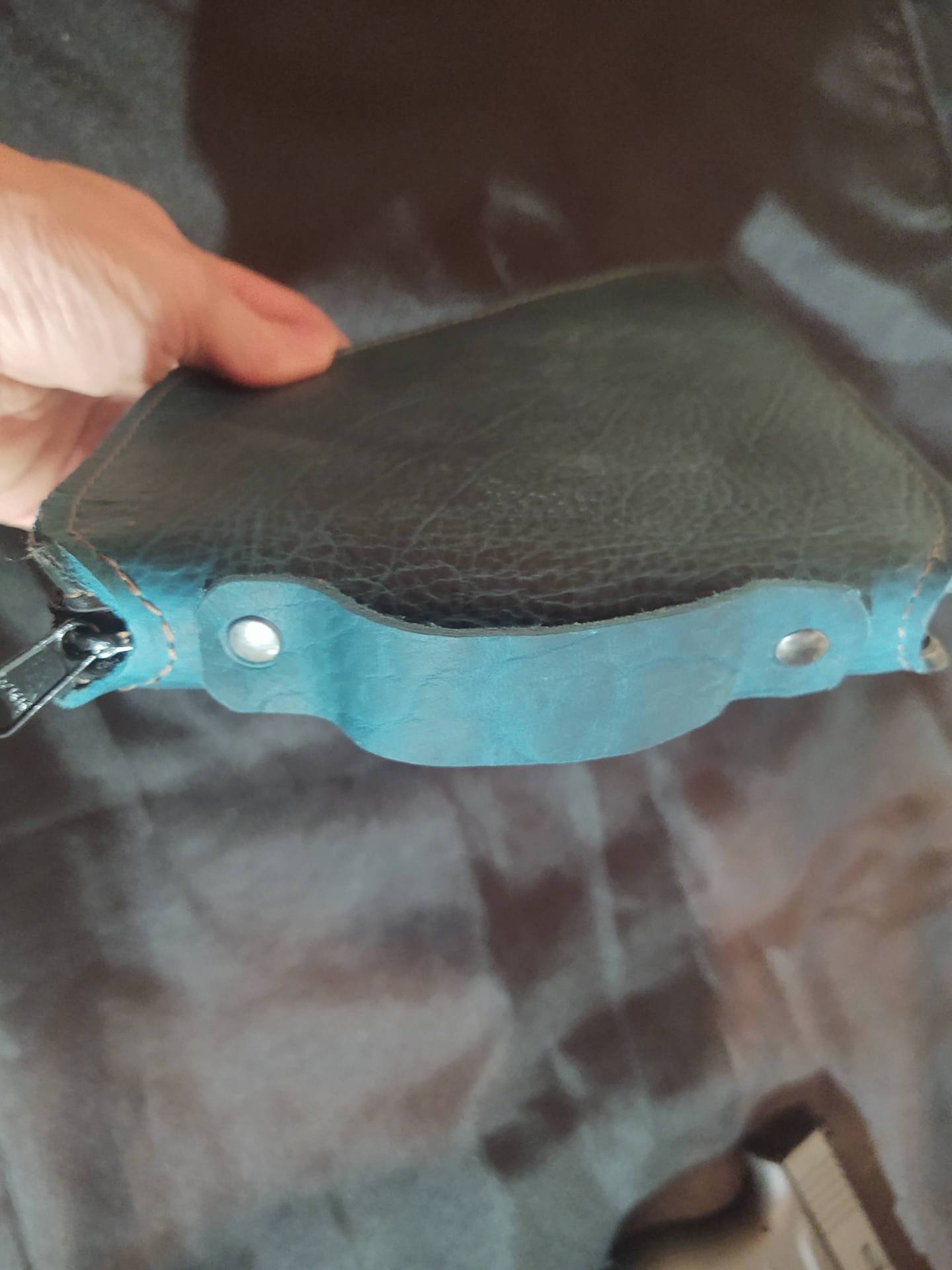 Full Leather Pistol, Revolver or Handgun Case - Image 8