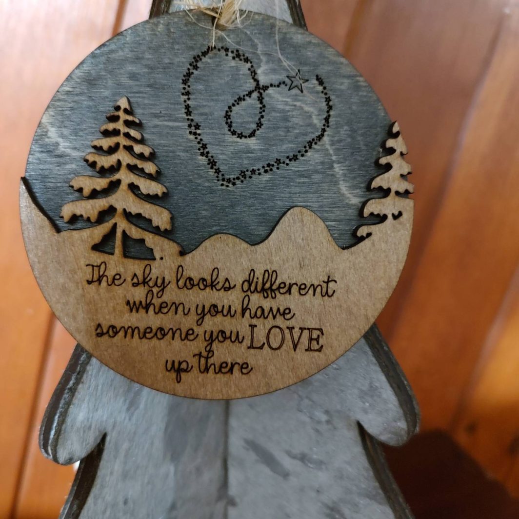 Memorial Ornament - The Sky Looks Different